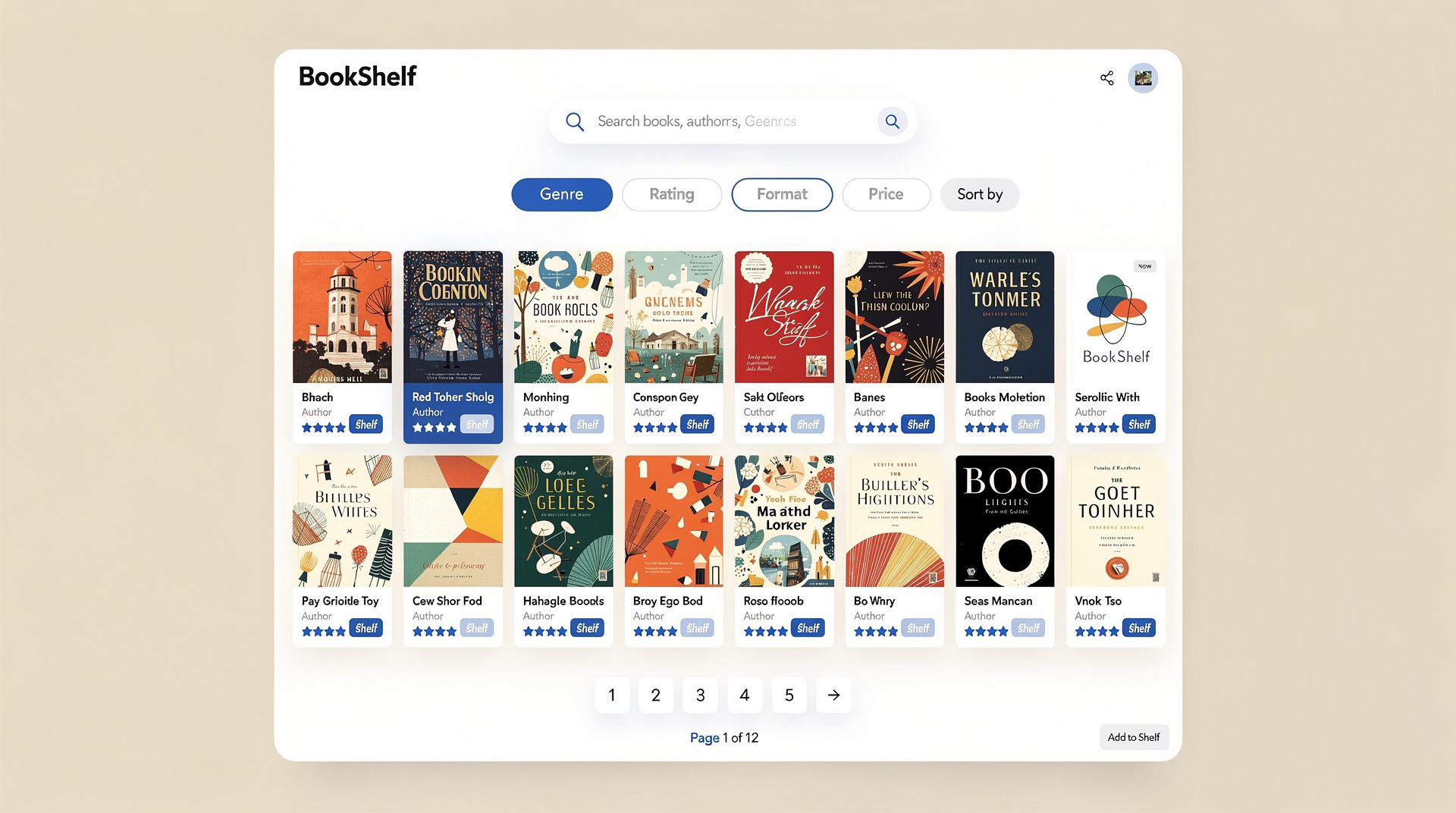 BookShelf — Exploration de livres