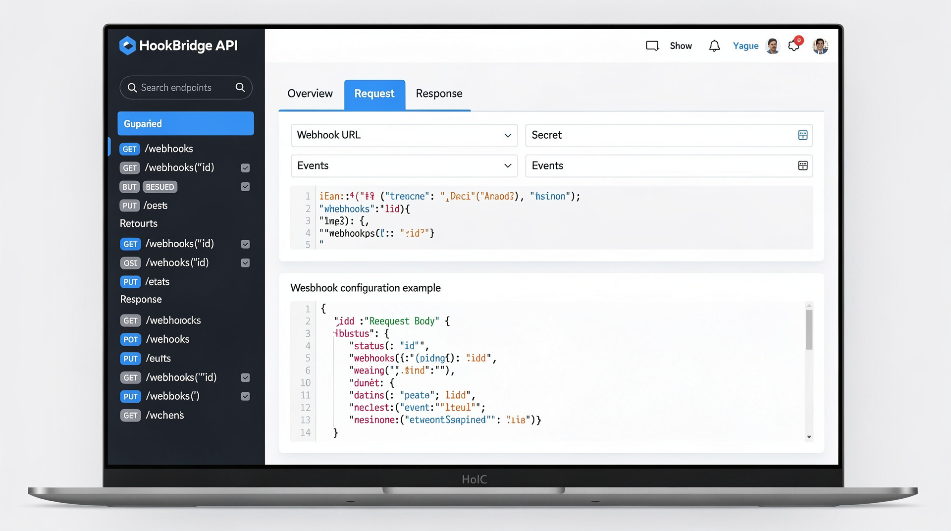 HookBridge API — Gestion de webhooks